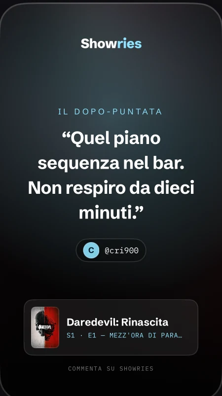 La storia 9:16 generata dal commento: la citazione, l'autore e il titolo commentato.